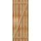 Ekena Millwork Joined Board-n-Batten Shutters w/Z-Bar, Rough Sawn Western Red Cedar, 26 7/8W x 68H, PR RBJ06Z26X068RWR - alternate 2